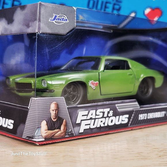 Jada Toys Fast and Furious 1973 Chevrolet Camaro 1:32 Diecast Collectible Car - Picture 4 of 6